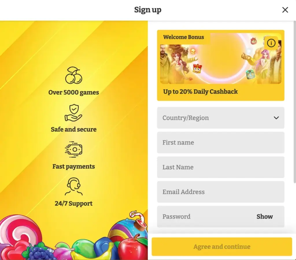 Lucky Spins registers