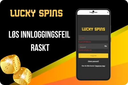 Vanlige innloggingsfeil hos Lucky Spins og hvordan du løser dem